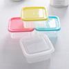 Caja Cuadrada para Conservar Frutas y Verduras Caja para Microondas Refrigerador Congelador Caja Plástica Pequeña Caja para Plastilina Infantil Caja para Frutas