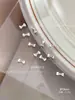 Mini acessórios de unha com laço de liga dopamine laço de gravata estéreo broca de unha decorações simples de Coringa atacado