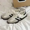 Zapatillas Blancas Retro Estilo Coreano para Mujer, Nuevas de Verano 2026 Versátiles Zapatillas de Entrenamiento Alemanas, Zapatillas Casuales de Moda Nicho para Estudiantes