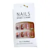 Cola de Unha Nova da Moda com Sensação Leve, Unhas Postiças Versáteis Curtas e Simples, Conjunto de Peças de Unha Prontas para Uso Venda por Atacado