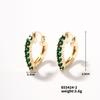 Pendientes Moxi de estilo coreano transfronterizo, nuevos, exquisitos, ligeros, de lujo y de moda para mujer, con forma de corazón, de cobre, con hebilla para el oído, ideales para el uso diario.