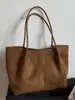 Bolso de Hombro Grande de Gamuza para Viaje de Otoño Nuevo Estilo Coreano 2025 Casual Simple para Mujer INS