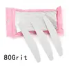 Lixa de Unha com Núcleo de Aço Inoxidável Manicure Folha de Lixa Substituível Tira de Lixa Descartável Tira de Polimento para Manicure Lixa Modeladora