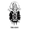 Tbs Adesivos de Tatuagem Coloridos Transfronteiriços Florais para Braço Preto e Branco Animal Colorido Adesivos de Tatuagem Floral para Homens e Mulheres Adesivos de Tatuagem para Meio Braço