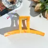 Pinza de Tiburón en Forma de T con Patrón de Mármol de Gama Alta para Cabello Semirrecogido en la Parte Trasera de la Cabeza, Estilo Coreano Pinza Grande de 13 cm para Mujeres
