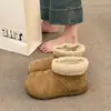 Botas de Nieve de Piel de Lana de Cordero para Mujer 2026 Nuevo Estilo de Invierno, Engrosadas y Forradas de Felpa, Suela Gruesa, Antideslizantes, Cálidas Botas Cortas Estilo Birkenstock