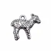 13x 15mm 1.3g plata antigua al por mayor accesorios para prendas colgante animal lindo colgante de ciervo