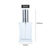 Frasco de perfume Engarrafamento 30ml cosmético Bayonet garrafa de vidro Frasco de amostra 50ml Parafuso Spray transparente Frasco Lote
