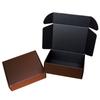 Caja de máquina voladora negra en stock color naranja extra duro embalaje exprés sujetador ropa interior accesorios de vestir caja de papel con relieve a doble cara