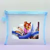 Malha Zipper Bolsa Armazenamento Simples Bolsa para Estudantes Pequeno Fresco Respirável Papel de Teste Lição de Casa Bolsa Arquivo Transparente Bolsa A5