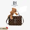 Bolso Bandolera Oso Pequeño para Mujer Estilo Nuevo Otoño/Invierno Nicho Alta Gama Lujo Ligero Bolso de Hombro Individual Bandolera Bolso para Niños Bolsa de Maquillaje Moderno