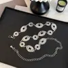 Corrente de Cintura Borboleta de Metal Prateado, Cinto de Corrente Boho Retrô, Acessório de Moda Feminino de Alta Qualidade para Combinar com Saias