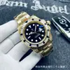 Relógio Mecânico Automático Rolex Greenwich com Bisel Cravejado de Diamantes, Relógio Clássico de Luxo de Alta Qualidade para Homens