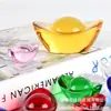 Zibo Lingote de Vidrio Polvo de Cristal Amarillo Cristalino Bola de Cristal Adorno Regalo de Boda Amatista Recuerdo de Viaje