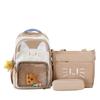 Linda Mochila Escolar de Gran Capacidad de Gato de Dibujos Animados Bolsa Transparente para Chica Suave Bae Bolsa para el Dolor Mochila para Estudiante de Escuela Primaria y Secundaria