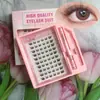 Set de Pestañas Postizas Transfronterizo, Volumen Grande, Pestañas Postizas Pequeñas con Forma de Cereza, Realzar el Efecto Visual, Hacer que los Ojos Parezcan Más Grandes, Textura Similar al Cabello de Larga Duración