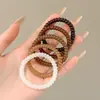 Goma Elástica Gruesa de Cable de Teléfono para el Cabello para Mujeres, Cuerda para el Cabello sin Costuras y Delicada para Cola de Caballo Baja, Diadema Dulce