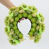 Grampo Flor L04 Acessório de Cabelo Wai Estilo Étnico Hanfu Flor de Seda Dupla Face Tiara de Flor Artificial Flor Artificial Tiara para Foto Guirlanda Acessórios de Cabelo