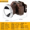 Comercio exterior transfronterizo dedicado a faros LED de luz potente con pantalla de potencia, carga tipo C, material ABS, mecha de imitación de lumen