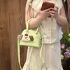 Bolso de Hombro para Niña Color Sólido Estilo Coreano Colgante de Cachorro de Dibujos Animados Bolso de Mano para Bebé Nuevo Mini Bolso Infantil