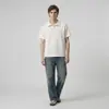 Camisa polo de manga corta con cuello para hombre, camiseta de verano de marca moderna, corte slim estilo coreano, top versátil de camiseta nuevo y moderno 2026