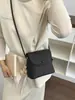 Bolsa feminina texturizada de alta qualidade, nova moda trendy primavera/verão, bolsa quadrada pequena casual de grande capacidade, bolsa transversal feminina atacado