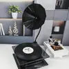 Alto-falante Grande Retro de Luxo Leve Máquina de Gravação Enfeites de Cristal Modelo de Casa Departamento de Vendas Sala de Estar Pousada Casa Decoração Suave Decoração de Casa