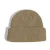 Sombrero de Piel de Melón Otoño e Invierno Estilo Coreano Sombrero de Calle para Propietario Sombrero de Punto Cálido Sombrero Versátil para el Frío Hilo Grueso Sombrero de Lana Tejido Acrílico
