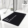 Alfombrilla de Baño para Suelo Transfronteriza de Amazon, Felpudo para Entrada de Sala de Estar, Alfombrilla de Pie Absorbente de Agua de Secado Rápido para Baño del Hogar, Alfombrilla de Suelo de Diatomeas