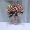 188 Casamento Flor de Segurar Certificado Registro Proposta Buquê Fotografia de Casamento Noiva Madrinha Rosa Flor Artificial