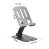 Novo Suporte de Mesa Portátil de Aço Carbono para Celular Dobrável Preguiçoso Transmissão ao Vivo Tablet Metal Suporte de Celular Atacado