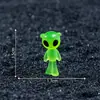 Figuras de Alien de Brillo Nocturno para Comercio Exterior Transfronterizo, Accesorios para Decoración de Jardín DIY, Mini Adornos de Escritorio
