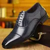 Sapatos de Couro Formais Business Casual, Populares no Aliexpress, Novos Modelos para Comércio Transfronteiriço, Tamanhos Grandes, Dropshipping de Um Clique