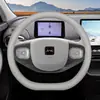 Funda para volante modelo 2025 JAC Yiw3, Edición Piña Negro Aire, especializada para modificación de interiores de coche, funda delgada para todas las estaciones