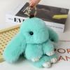 Colgante de Conejo de Peluche Imitación MengMeng Colgante de Conejo Colgante para Bolso Colgante de Joyería de Felpa Llavero de Conejo Rex Imitación