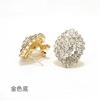 Aretes con un toque de lujo ligero, aretes elegantes y atmosféricos, aretes de diseño de nicho de moda nueva 2024