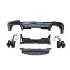 Adequado para BMW X3 Lábio Traseiro e Ponteira de Escape G01 G08 Upgrade X3M Pá Traseira Ponteira de Escape Quatro Saídas Kit de Body Kit Pequeno