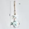 Decoración Transfronteriza de Nuevo Producto para Peces Pequeños en Cadena, Cortina de Peces de Madera, Decoración de Red de Pesca de Fondo, Colgante de Océano, Decoración de Jardín de Infancia