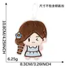 Nuevos personajes de dibujos animados de anime bidimensionales de peluche, colgantes hechos a mano para DIY para combinar con mochilas y cajas, parches de tela bordados
