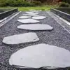Pedras de Passagem Azuis, Pedras de Passagem Irregulares, Pedras de Pé, Pedras de Pavimentação de Jardim, Pedras de Passagem Decorativas para Gramado de Jardim