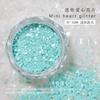 Joyería para uñas lentejuelas de estrella de cinco puntas mini estrella de cinco puntas pieza brillante brillo corazón de amor pequeñas lentejuelas joyería de hadas