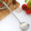 Espátula de acero inoxidable espátula de hierro para saltear mango largo engrosado utensilios de cocina para el hogar utensilios de cocina para el hogar se puede imprimir LOGO