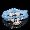 Venta directa de fábrica nueva pulsera de cristal pulsera de granate natural pulsera para mujer regalo de vacaciones venta al por mayor una variedad de opcional