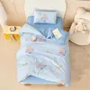 Juego de colcha de tres piezas para jardín de infantes, Juego especial de seis piezas para niños, Funda de colcha de algodón para la hora de la siesta, Ropa de cama para bebé, Temática de dibujos animados