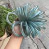 Pulseira de Calcedônia Azul Gelo Curry Azul Natural Material de Cavalo Gelo Transparente Azul Marinho Redondo Gordo Ágata Fornecimento Ao Vivo Jade