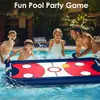 Fornecedor da Fábrica Piscina Flutuante Inflável de PVC Bandeja de Entretenimento Bandeja Dupla de Empurrar Festa Flutuante na Água Bandeja de Gelo