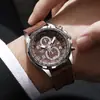 Reloj de Pulsera Deportivo de Cuarzo Cronógrafo de Lujo para Hombre, Resistente al Agua con Correa de Silicona, Elegante Reloj Multicolor para el Uso Diario