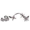 Moda simples floco de neve orelha de elfo sem piercing clipe de osso da orelha nicho brincos pendentes de orelha de alta qualidade brincos para mulheres