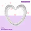 Globos huecos en forma de corazón con lazo transfronterizos en colores sólidos mate para decoración de escenas del Día de San Valentín y cumpleaños, venta al por mayor