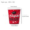 Amazon Tema Fiesta de Graduación Vajilla Vaso de Papel Pajita Servilleta de Papel Mantel La Bandera Traje de Fiesta Suministros de Decoración